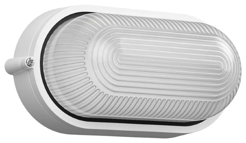 Светильник НПП 1401 60Вт E27 IP54 бел. овал IEK LNPP0-1401-1-060-K01 - фото