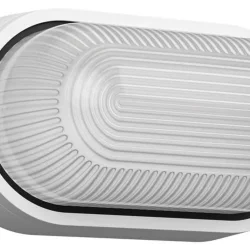 Светильник НПП 1401 60Вт E27 IP54 бел. овал IEK LNPP0-1401-1-060-K01