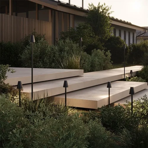 Ландшафтный светильник Cane 3000K 1,5Вт IP 65 (Матовый Черный) - фото 2