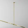 Крепление потолочное Long одинарное 760мм Flarity латунь (Латунь) - фото 5