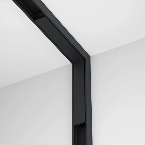 Коннектор угловой внутренний, накладной Basity, черный (Черный) - фото 3