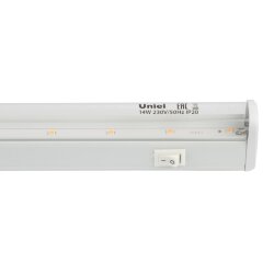 ULI-P17-14W-SPLE IP20 WHITE Светильник для растений светодиодный линейный, 870мм, выкл, на корпусе, Пластик, Спектр для фотосинтеза, TM Uniel