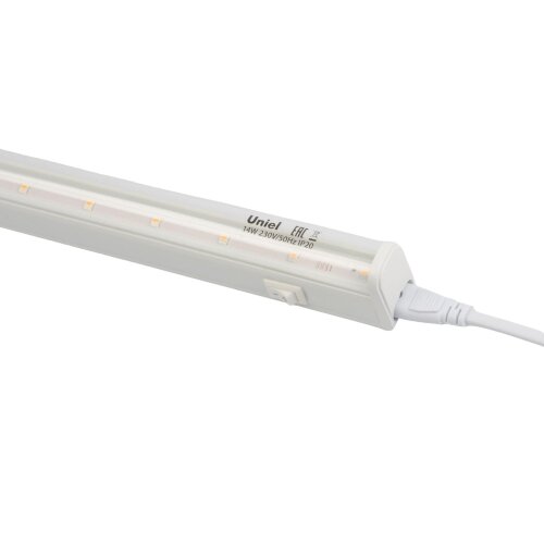 ULI-P17-14W-SPLE IP20 WHITE Светильник для растений светодиодный линейный, 870мм, выкл, на корпусе, Пластик, Спектр для фотосинтеза, TM Uniel - фото 6