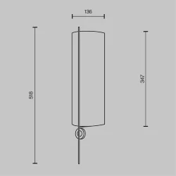 Настенный светильник (бра) Glamping G9x2 (Бежевый)