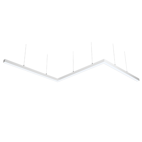 Светильник WOLTA PRO КОНТУР ЗИГЗАГ ДСО03-108-702-6К-Б Матовый - фото 1.