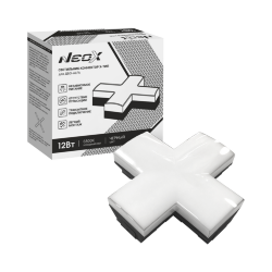 Светильник-коннектор X-тип для ДБО-ALFA 12Вт 230В 6500К черный IP40 NEOX