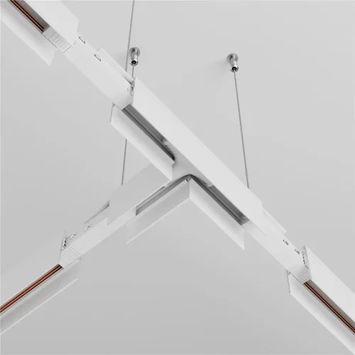 Коннектор питания Т-образный Exility белый (Белый) - фото 4