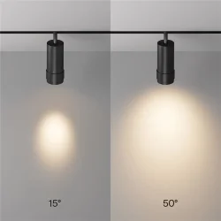 Трековый светильник Focus Zoom Exility 2700K 12Вт 15-50° (Черный)