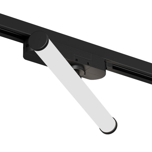 DK6448-BK Поворотный однофазный трековый светильник STROM со светодиодом L300mm 220V 10W 150° 4000K IP20 черный алюминий/акрил. Фото 3
