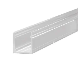 Профиль для гибкого неона 17x12 мм (пластик, 1м) (Прозрачный)