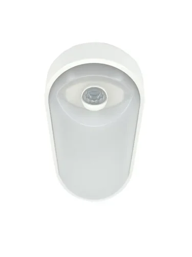 Светильник светодиодный WP 15 C 12W OP 840 W10L22 WH MDM 220х106х60мм 12Вт 4000К IP65 ЖКХ овал. пылевлагозащ. с датчиком движения бел. Русский Свет 15071524500 - фото 2