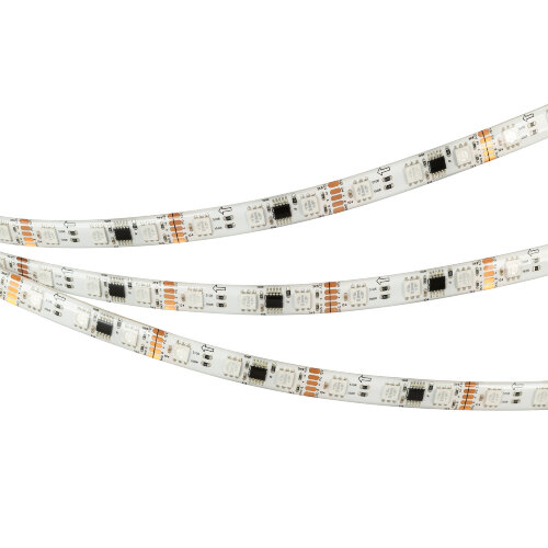 Светодиодная лента герметичная DMX-SE-В60-10mm 12V RGB-РХ3 (14 W/m, IP65, 5060, 5m) (Arlight) 039604 - фото 5