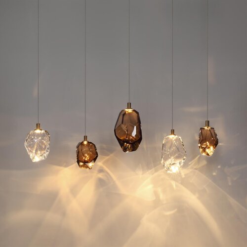 Подвесной светильник «ODEON LIGHT» 7112/4LA, серия: GEMME (крепление на планке). Фото 2.