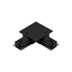 L коннектор для однофазных встраиваемых трековыx систем, Черный,KXZ-RC-BL-L 005468