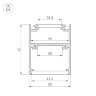 Профиль SL-ARC-5060-D1000-А45 WHITE (дуга 1 из 8) (Arlight, Алюминий) 032692 - фото 3
