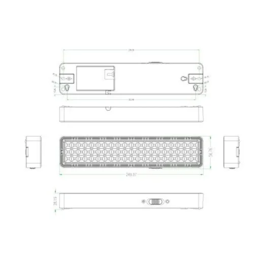 Светильник светодиодный DBA-103-0-20 60LED 5ч IP20 аварийный непостоянный Эра Б0044396 - фото 3