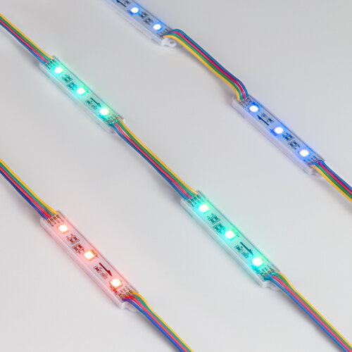 Модуль управляемый SPI-B3 12V RGB-RAM (0.6W, IP66, 120 deg) (Arlight, Пластик, 3 года) 036824 - фото