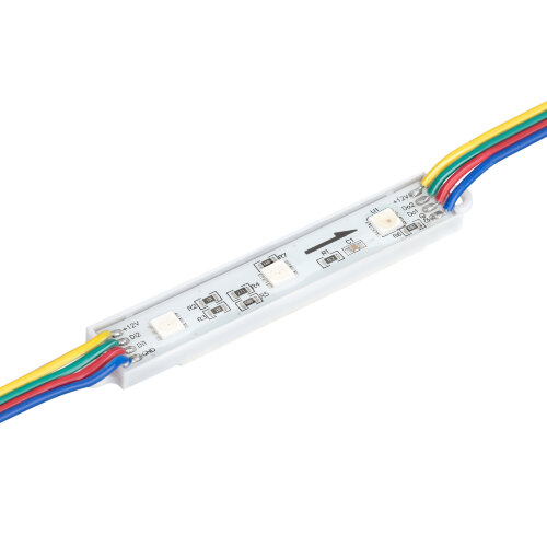 Модуль управляемый SPI-В3 12V RGB-RAM (0.6W, IP66, 120 deg) (Arlight, Пластик, 3 года) 036824 - фото 3