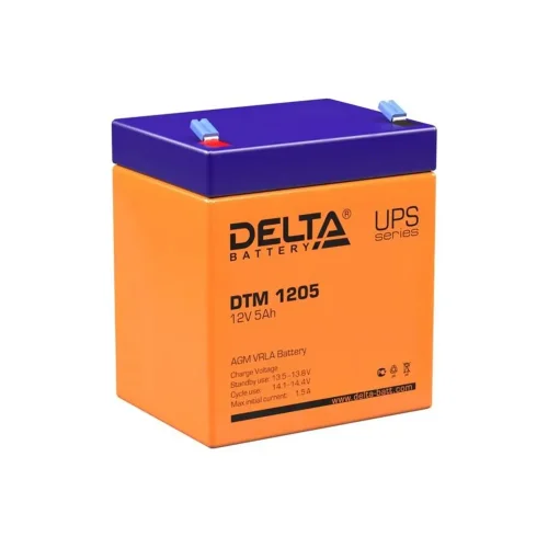 Аккумулятор UPS 12В 5А.ч DTM 1205 Delta 4614010050006 - фото