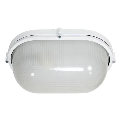 Светильник 'Банник' 1201 НПП 03-100-017 1х100Вт E27 IP65 овал большой корпус бел. Элетех 1005500932 - фото 2