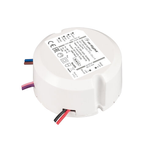 Блок питания ARJ-SN-44500-PFC-DALI-R (20W, 9-40V, 0.5A) (Arlight, IP20 Пластик, 3 года) 046793 - фото