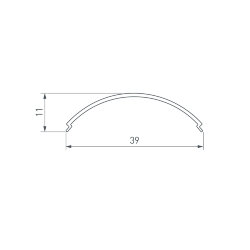 Экран SL-KANT-Н30 ROUND OPAL (Arlight, Пластик) 019334