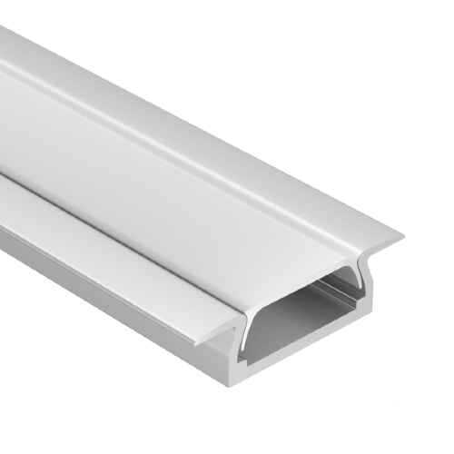 Профиль U-15-IN Anod (с экраном) — 2000мм - фото 1