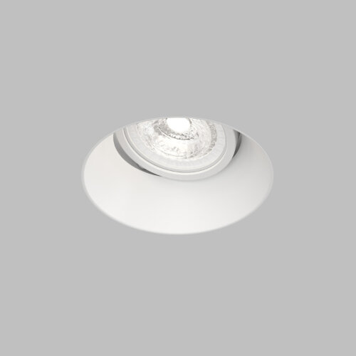 Встраиваемый светильник под шпатлевку SPOT HIDE, до 15 Вт LED, GU10, IP20, алюминий, белый.