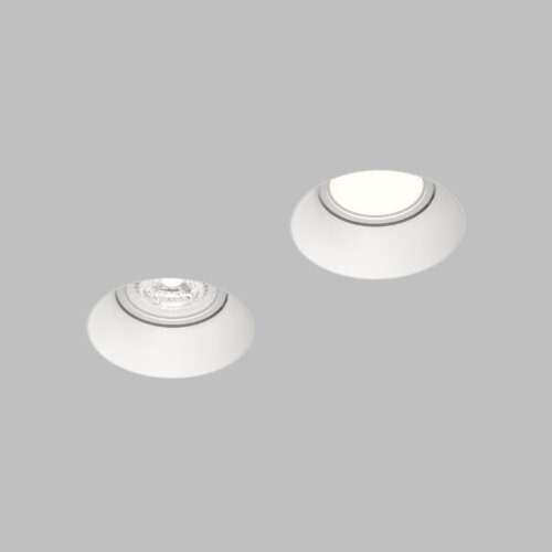 Встраиваемый светильник под шпатлевку SPOT HIDE, до 15 Вт LED, GU10, IP20, алюминий, белый. Фото 4