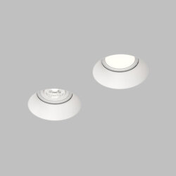 Встраиваемый светильник под шпатлевку SPOT HIDE, до 15 Вт LED, GU10, IP20, алюминий, белый, Denkirs DK2140-WH