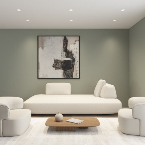 Встраиваемый светильник под шпатлевку SPOT HIDE, до 15 Вт LED, GU10, IP20, алюминий, белый. Фото 6