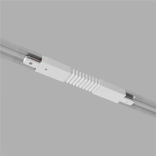 Гибкий коннектор для однофазного шинопровода белый TRC-1-1-FLEX-WH - фото