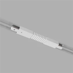 Гибкий коннектор для однофазного шинопровода белый TRC-1-1-FLEX-WH (039587)