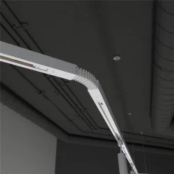 Гибкий коннектор для однофазного шинопровода белый TRC-1-1-FLEX-WH (039587)