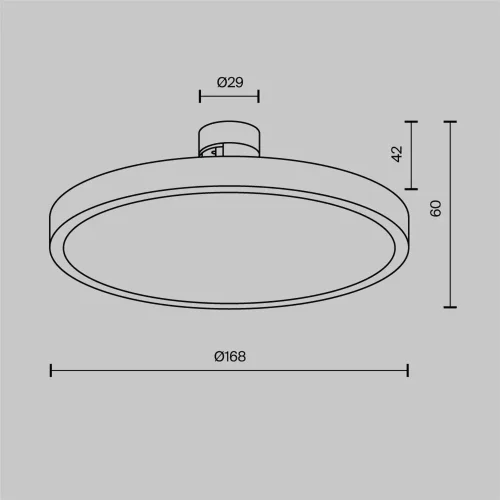 Трековый светильник Плато / Plato Flarity 3000K 10Вт 120° (Латунь) TR153-1-10W3K-BS - фото 9
