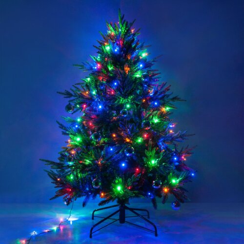 Новогодняя гирлянда нить мульти 5м IP20 - Фото 3