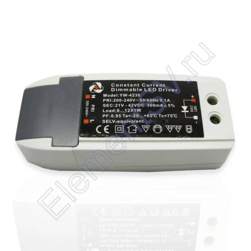 Светодиодный драйвер диммируемый ABT-7-15x1W LD104 (15W, 25-53V, 280-300mA, TRIAC) - фото 2.