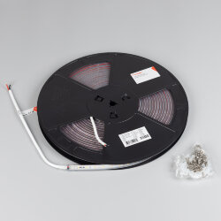 Светодиодная лента герметичная IC-PS-A60-10mm 24V Warm3000 (4.8 W/m, IP67, 2835, 10m) (Arlight, стабилизированная)