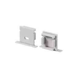 Комплект заглушек (для профиля 27x20) 2 шт., ALM-2720-EC 642070 (Серый) 642070