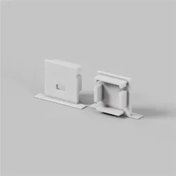 Комплект заглушек (для профиля 27x20) 2 шт., ALM-2720-EC 642070 (Серый) 642070