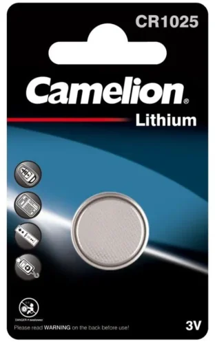 Элемент питания литиевый CR1025 BL-1 (блист.1шт) Camelion 5228 - фото 3