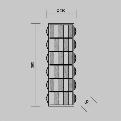 Настенный светильник (бра) Кастелло / Castello 3000К 17Вт (Золото) MOD336WL-L35G3K - фото 6