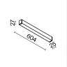 Трековый светильник Базис / Basis Radity 2700-6500K 20Вт 120° Dim Smart (Черный) TR080-4-20WTW-B - фото