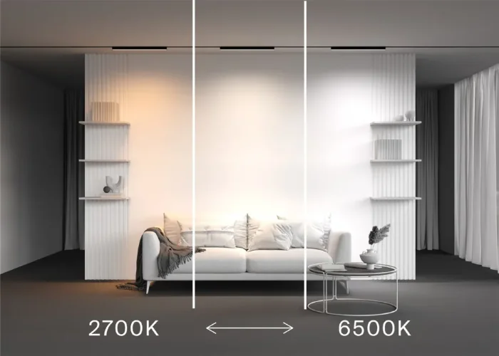 Трековый светильник Базис / Basis Radity 2700-6500K 20Вт 120° Dim Smart (Черный) TR080-4-20WTW-B - фото 6