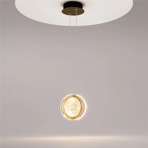 Подвесной светильник Pharao 3000К 7Вт (Черный и Латунь) - фото 4