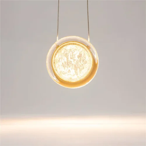 Подвесной светильник Pharao 3000К 7Вт (Черный и Латунь) - фото 5