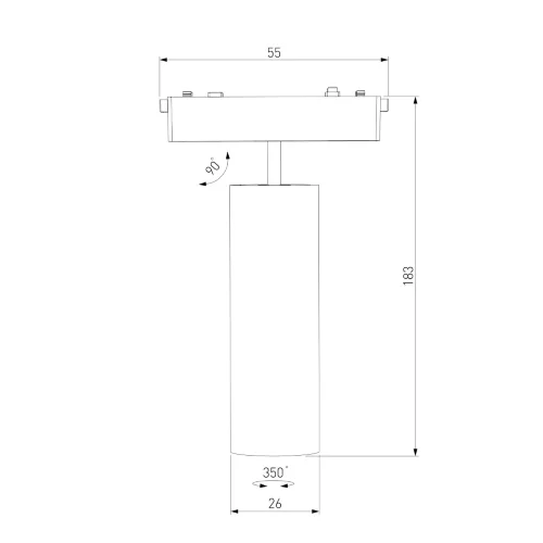 Трековый светильник 18W 4000K Arcos Flat Magnetic 85096/01 - фото 8