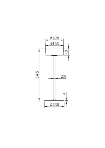 Аккумуляторный светильник AI Collaboration 2200-4000К 3Вт (Золото) - фото 2