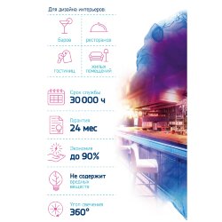 LED-SF01-4W-SOHO-E27-CW BLUE-WINE GLS77TR Лампа светодиодная SOHO, Синяя-винная колба, Спиральный филамент