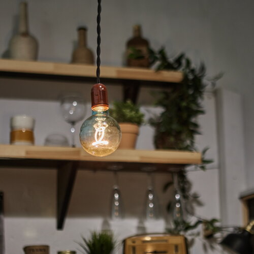 LED-SF01-4W-SOHO-E27-CW BLUE-WINE GLS77TR Лампа светодиодная SOHO, Синяя-винная колба, Спиральный филамент - фото 6